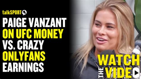 Paige VanZant recalls moment she told husband OnlyFans had。